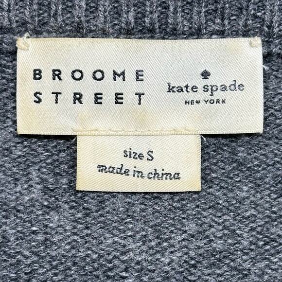 Kate Spade x Broome Street | Wool Blend Winking Eye Sweater | Size S - Picture 7 of 14
